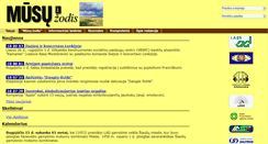 Desktop Screenshot of musuzodis.lt